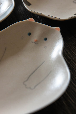 Un Studio x Ye Zi | Cat Snack Plates (in 6 Colours)