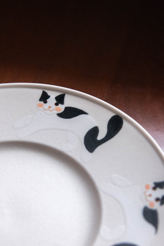 Un Studio x Ye Zi | Cat Flat Plate (in 2 Colours)