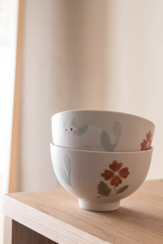Un Studio x Ye Zi | Cat Rice Bowls (in 2 Colors)