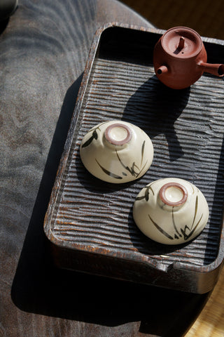 Zhang Ru Jia x Un Studio | Bamboo Kohiki Tea Cups