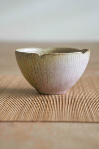 Un Studio x Two Potters | Carved Flower Bowl