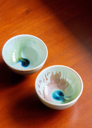 Un Studio x Ah Shu ｜Half Moon Tea Cup in Emerald City