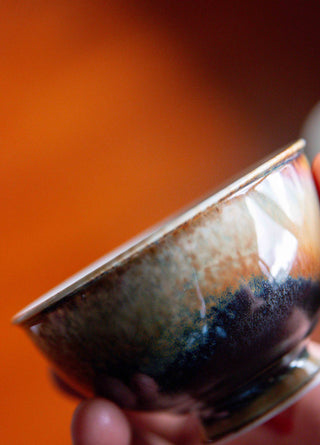 Un Studio x Ah Shu ｜Half Moon Tea Cup in Emerald City
