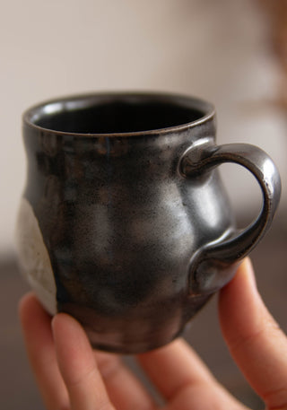 Ken Lu x Un Studio | Black Mote Mug & Saucer Set