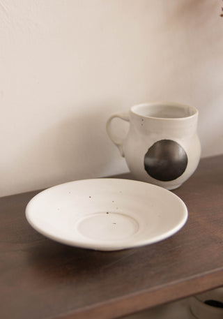 Ken Lu x Un Studio | White Mote Mug & Saucer Set