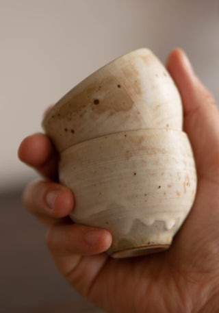 Un Studio x Wu Bai｜ Egg Teacup (Speckled)