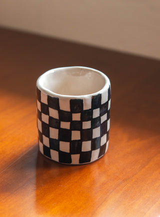 Un Studio x Cherlyn Mark ｜ Checkerboard Pinched Cup
