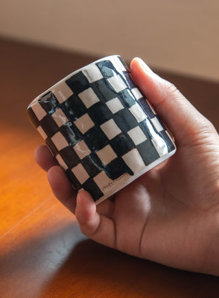 Un Studio x Cherlyn Mark ｜ Checkerboard Pinched Cup