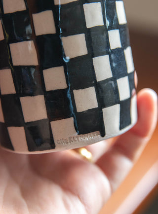 Un Studio x Cherlyn Mark ｜ Checkerboard Pinched Cup