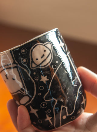 Un Studio x Cherlyn Mark ｜Cats in Space Pinched Cup