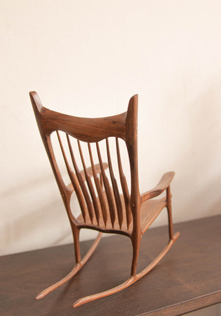 Un Studio | Handcrafted Miniature Wooden Rocking Stool