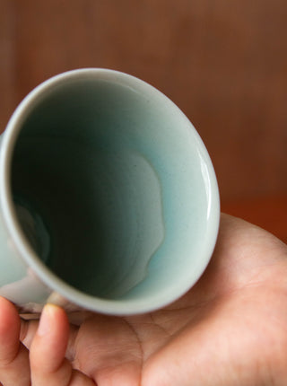 Un Studio x Two Potters｜Medium Cups in Light Blue Celadon